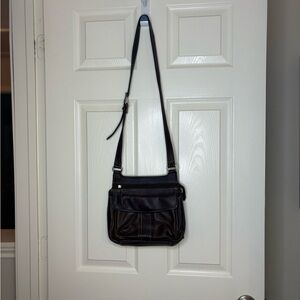 Fossil Brown Leather Shoulder Bag